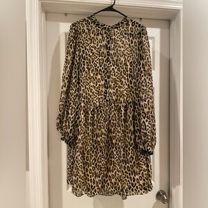 Cheetah BabyDoll Dress